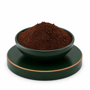 قهوه اسپرسو مانووین در ظرف سبز روی پایه استودیویی CoffeeOmde