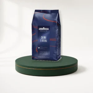 دانه قهوه Lavazza Crema e Aroma یک کیلوگرم روی پایه سبز قهوه عمده